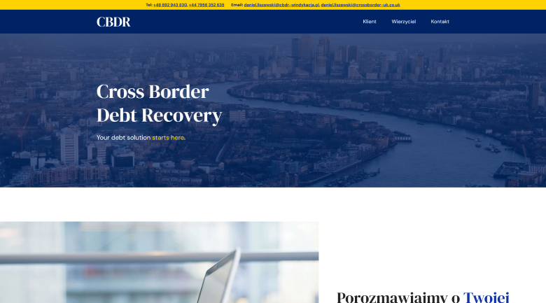 Screenshot of Cross Border UK